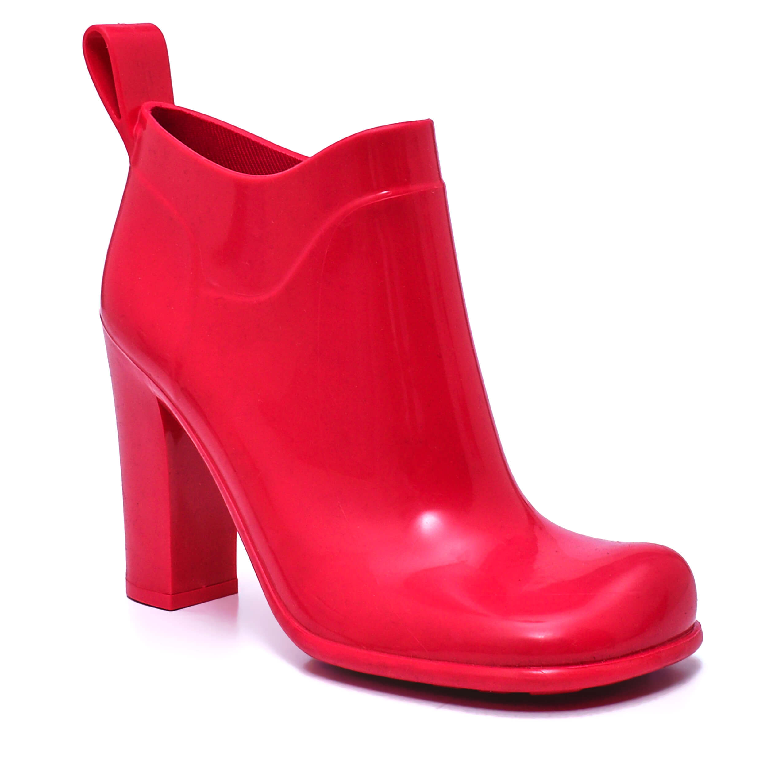 Bottega Veneta - Pink Rubber Shine Boots / 38